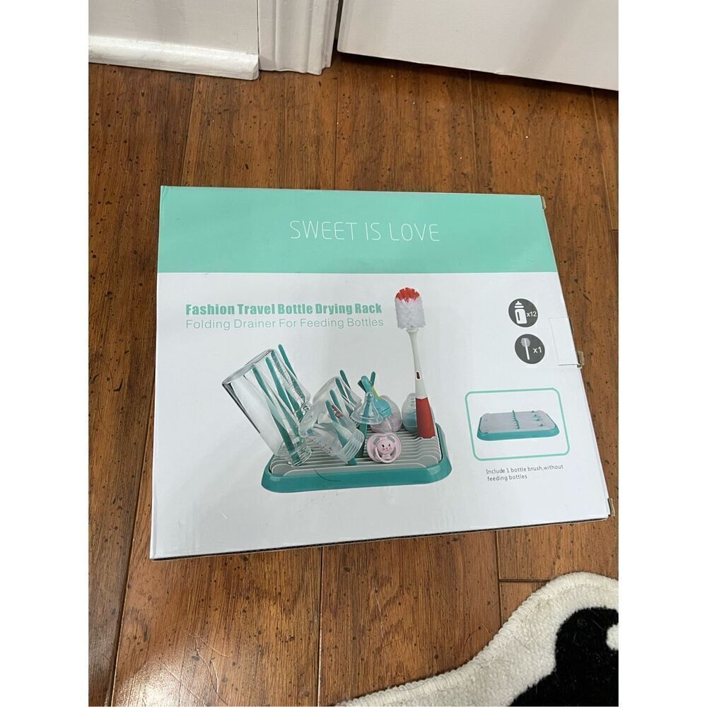 Travel bottle drying rack
